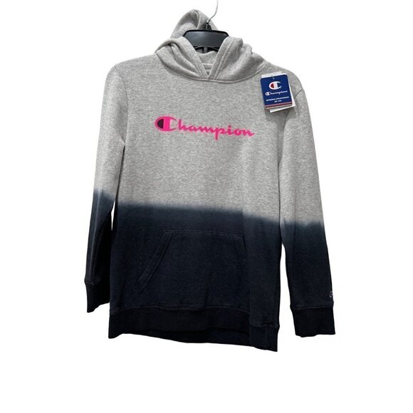 NWT CHAMPION Size CH/XL pouch pocket, Soft-touch, Dip-Dye Hoodie MSRP $40 - Picture 2 of 12